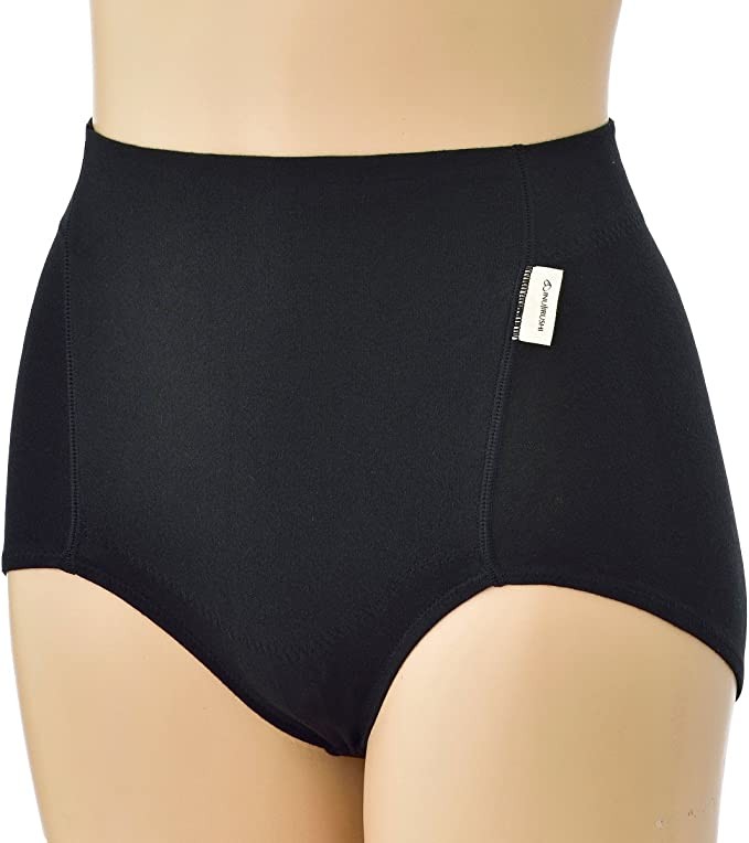 Inuyin Honpo Postpartum Mother's Abdominal Underpants (Pack of 2) L Black + Dark Blue SH2481
