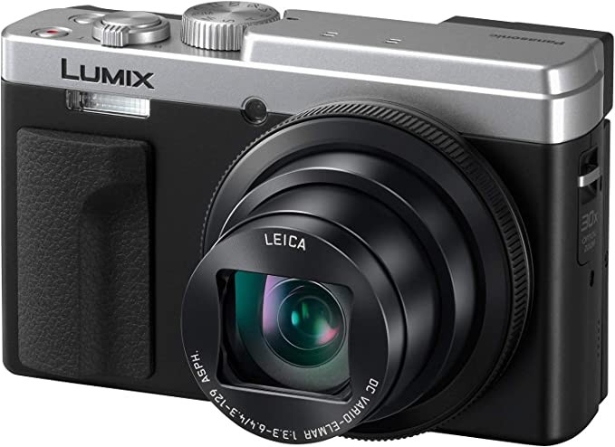 PANASONIC LUMIX ZS80 20.3MP digital camera, 30x 24-720mm travel zoom lens, 4K video, optical image stabilizer and 3.0inch display-with sharp shot camera-DC-ZS80S (silver)
