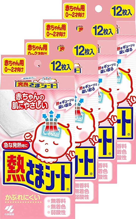 Kobayashi Pharmaceutical Co., Ltd. to remove the heat and cool the paste for babies 12 pieces × 4 pieces